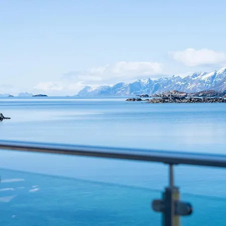 Semesterbostad Lofoten Waterfront Luxury Ballstad